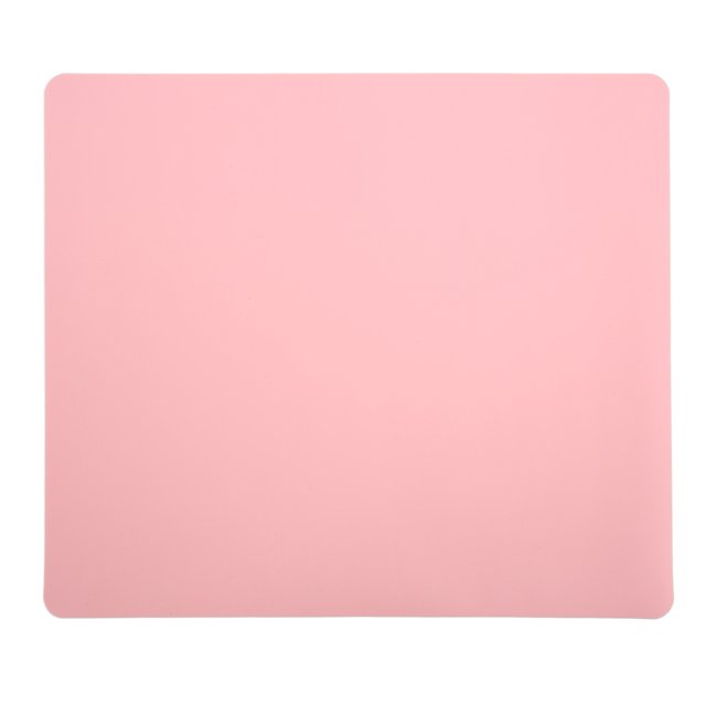 Silicone Sheet, Washable Flexible Anti Skid Silicone Craft Mat Large Size For Jewelry For DIY For Craft Pink