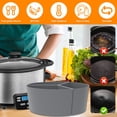thumbnail image 3 of 3Pcs Slow Cooker Divider Liner Reusable Slow Cooker Divider Insert Heat Resistant Silicone Slow Cooker Divider for 6 QT Pot Kitchen Cooking, 3 of 8