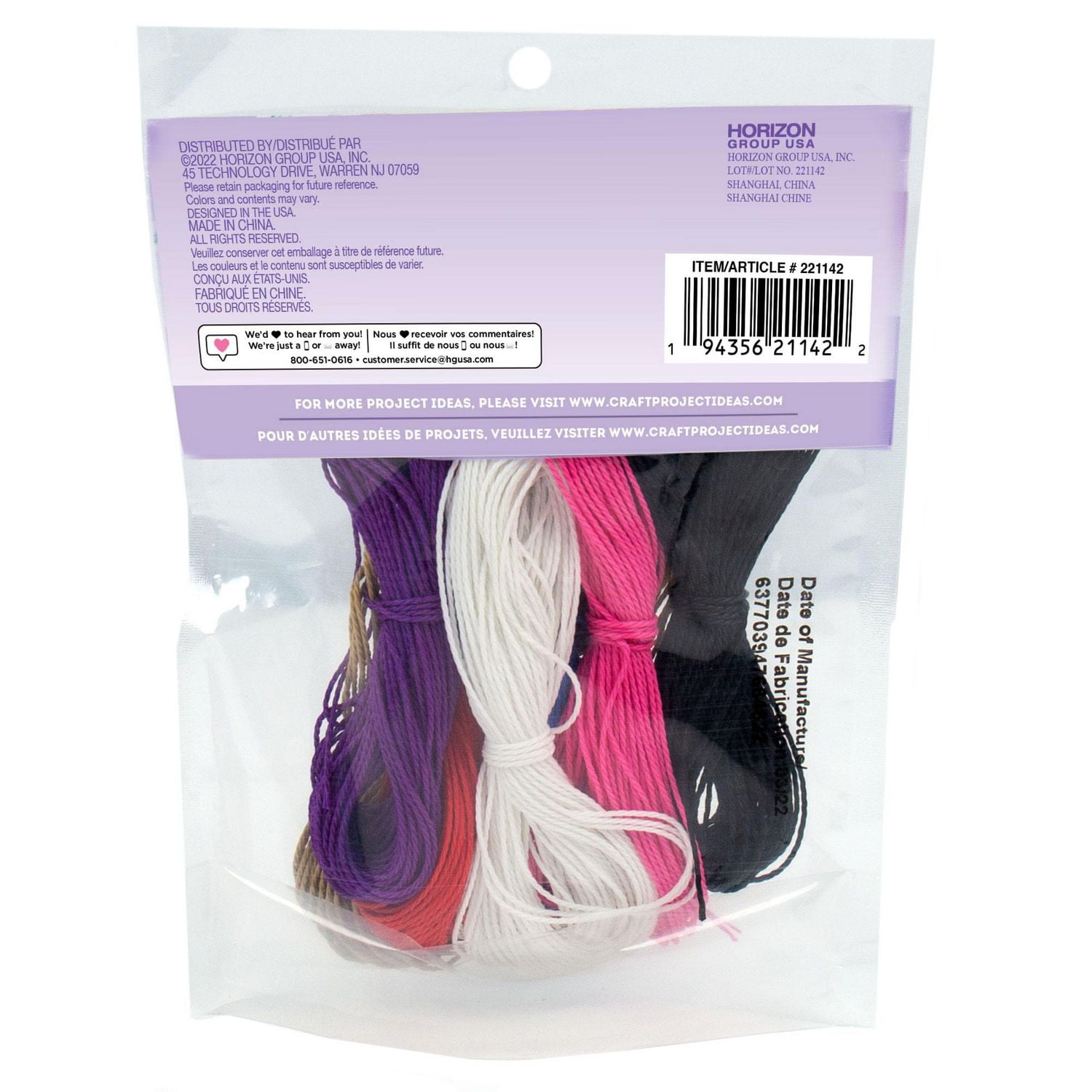 Cordon à tresser Hello Hobby, lot de 7