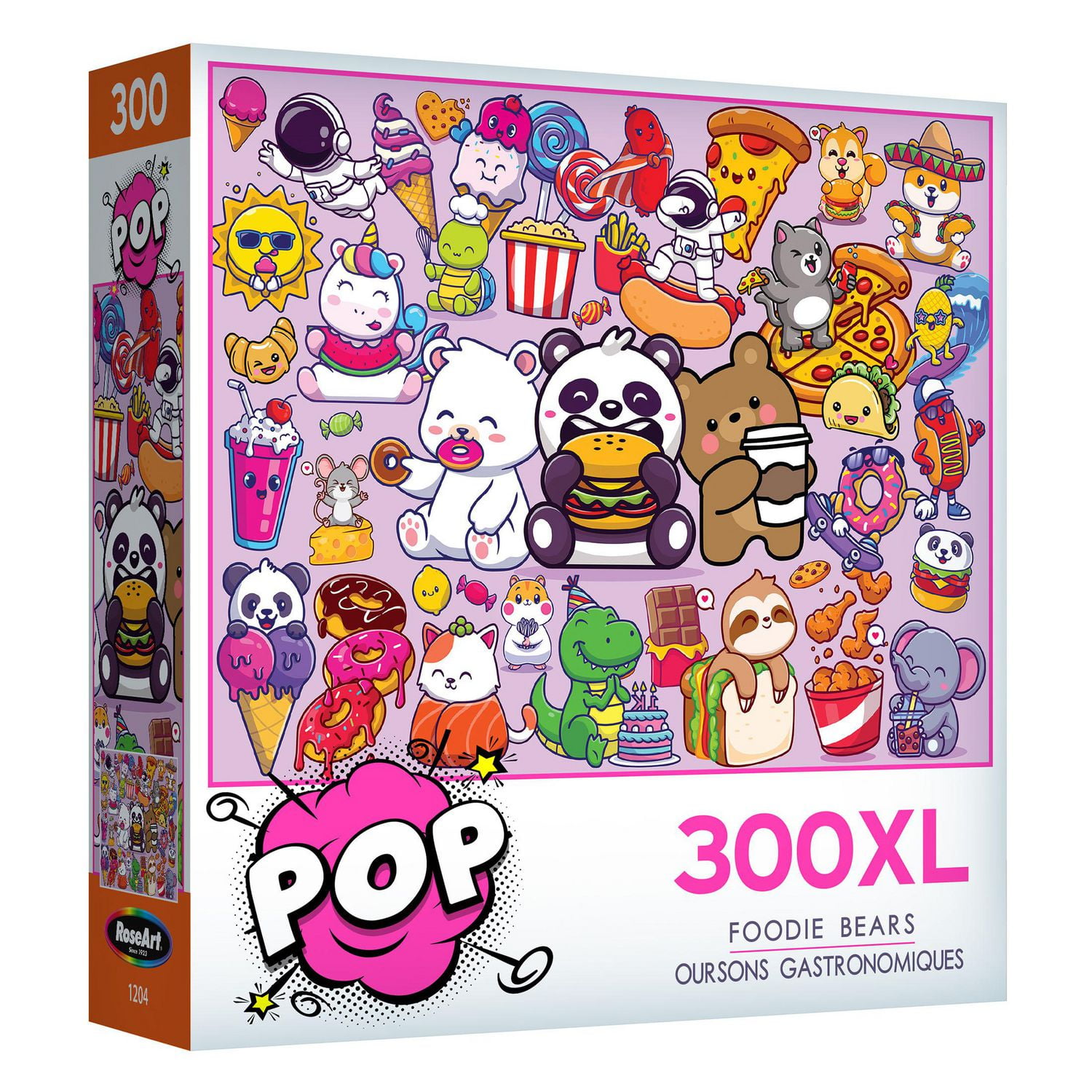 RoseArt - Pop Culture 300 pièces - Ours gourmands - Puzzle emboîtable pour adulte