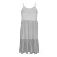thumbnail image 5 of Ovzne Robes d'Été pour Femmes Robe Femme Mode pour Dames à Rayures et Pois Imprimé Col Rond Robe à Bretelles Ajustables Robe de Vacances Imprimée Liquidation, 5 of 5
