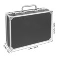 thumbnail image 2 of SHISUYAN Aluminum Alloy Case Hard Briefcase Padded Tools Carrying Container for Instruments, 2 of 8
