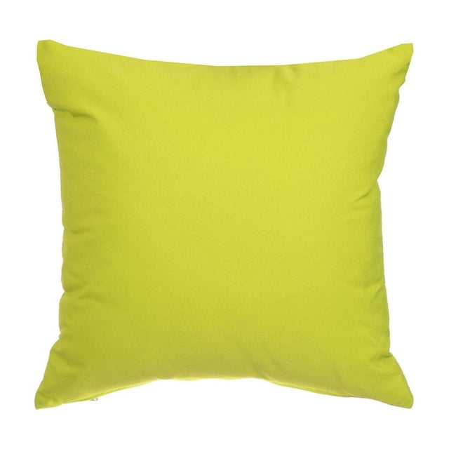 Gouchee Home Soleil Coussin Carré Intérieur/extérieur Jaune, Fabriqué en Tissu d'Oléfine Résistant à l'Eau avec Rembourrage 100 % polyester, Mesurant 18 par 18 Pouces, Doté d'Une Fermeture Éclair pour Coque Amovible, Idéal pour une Utilisation sur patio Intérieur et Extérieur.