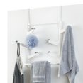 thumbnail image 1 of neatfreak! Over the Door 6 Peg Swivel Hook with Hanging Bar, 1 of 9