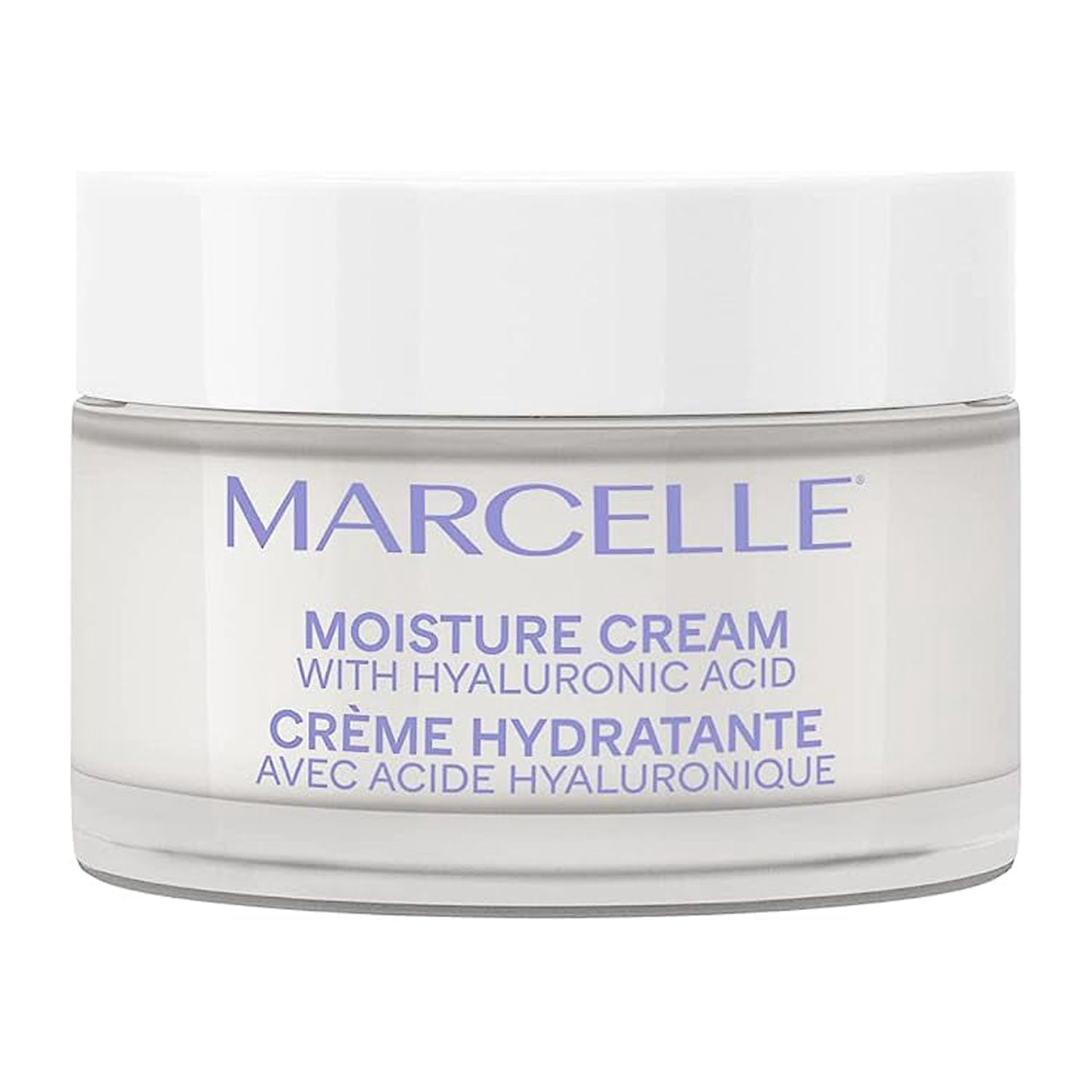 Marcelle Crème hydratante 24 h avec acide hyaluronique et niacinamide, 50 ml