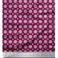 thumbnail image 1 of Soimoi Moss Georgette Fabric Flower Artistic Printed Craft Fabric by The Yard 42 Inch Wide, 1 of 3