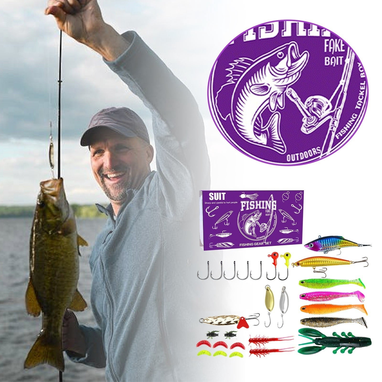 Fishing Head Hook Crank Hook Fish Hook Fishing
