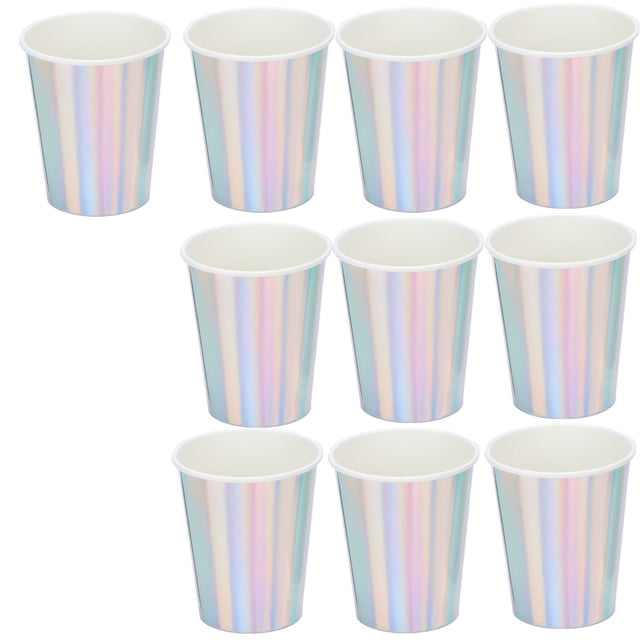 LHCER Gobelets en Papier, Gobelets Jetables Jetables pour Utilisation Lors de Fêtes, Etc.