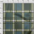 thumbnail image 2 of oneOone Georgette Viscose Fabric Tartan Check Print Fabric By The Yard 42 Inch Wide, 2 of 4