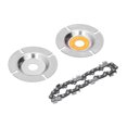 thumbnail image 3 of Angle Grinder Chain Disc, 7 Teeth Accurate Woodcarving Accessories Chainsaw Blade Circular  For Shaping For Cutting Orange Card, 3 of 8