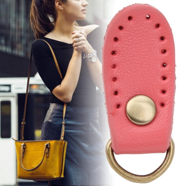 Bag Buckle Bag Buckle Lock Fittings Hardware Accessories Leather Buckle 4Pcs Bag Buckle Cow Split Leather DIY Hand Made Sewing Craft Handbag With Bronze Fittings