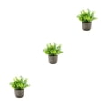 thumbnail image 1 of Decodeary Green Eco-friendly Artificial Money Tree In Pot Long-lasting Durability Realistic Appearance blue babysbreath 3Set, 1 of 6