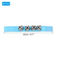 thumbnail image 2 of Unique Bargains 4 Pcs Clochettes de Poignet, Clochettes à Grelots Clochettes de Cheville Instruments de Percussion Rythme Musical pour Fête Noël, Bleu, 2 of 5