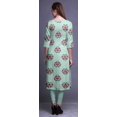 thumbnail image 4 of Bimba Kurtis Droits pour Femmes Longue Robe Kurti Imprimée Haut Indien à Manches 3/4, 4 of 6