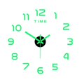 thumbnail image 2 of Luminous Wall Clock Stickers Round DIY Wall Clock for Dining Room Wall Decor, 2 of 8