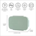 thumbnail image 2 of 3 Sprouts Boîte Bento en Plastique Recyclé pour Enfants - Vert, 2 of 9