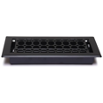 thumbnail image 2 of Steel Vent Cover 4"x10" All Metal Modern Floor Register By Caststo, Color Black Model- SM Oval, 2 of 6