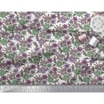 thumbnail image 2 of Soimoi Polyester Crepe Fabric Leaves & Floral Block Print Fabric by The Yard 52 Inch Wide, 2 of 3
