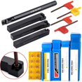 thumbnail image 4 of 4 Pieces Lathe Boring Bar and 10Pcs Carbide Inserts with 4Pcs Wrench Replacement, 4 of 9