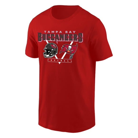 NFL Tampa Bay Buccaneers Triangle Logo Red Small T-Shirt