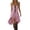 631#Pink, variant on Heisall Womens Summer Dresses Vintage Cowgirl Midi Dress Casual Sleeveless Ruffled Sundresses Halloween Western Outfit 2026