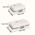 thumbnail image 2 of FHBVT Safe Portable Medication Organizer 7 Days 3 Meals a Day Pill Reminder Box Compact Mini Candy Size for Travel Daily Use Elderly Adults Medication Management Small Pill Dispenser Storage Box, 2 of 4