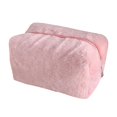thumbnail image 1 of Plush Makeup Bag Soft  Portable Cosmetics Bag For Girls, 1 of 5