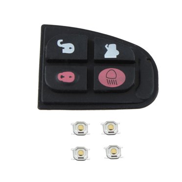 Almencla Housse de Télécommande à 4 Boutons 5x5x1cm Protecteur pour X