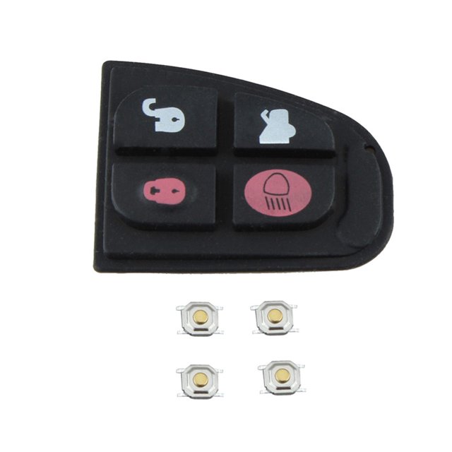 Almencla 4 Button Keypad Remote Control Cover 5x5x1cm Size Protector Cover For X