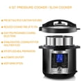 thumbnail image 2 of Megachef MCPR-6100 6 qt. Electric Digital Pressure Cooker with Lid, Stainless Steel, 2 of 4