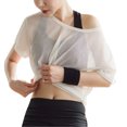 thumbnail image 3 of <p>Haut de Couverture Ajouré, T-Shirt en Maille à Manches Courtes Évacuant la Transpiration et à Séchage Rapide pour Femmes pour le Entraînement Physique</p>, 3 of 7