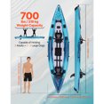 thumbnail image 2 of VEVOR Kayak Gonflable pour 2 Personnes Kayak Récréatif Gonflable Capacité de 700 Lb, 2 of 9