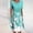 Green 1, variant on yievot Women's Summer Dress Casual Round Neck Short Sleeve Folding Floral Printed Pocket Dresses