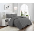 thumbnail image 1 of Swift Home Waffle Square Prewashed Duvet Cover Set, 1 of 3
