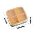 thumbnail image 3 of Portable Medication Organizer Pill Case | Travel Medicine Storage Box | Moisture-Proof Tablet Holder | Compartmented Drug Container for Home, Office, and Travel, 3 of 6