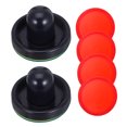 thumbnail image 3 of SHISUYAN 8pcs Light Weight Air Hockey Pushers and Air Hockey Replacement Accessories for Hockey Table Game Accessories ( 2 Pushers, 4 Red and 2 Green Pads ), 3 of 7