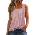 thumbnail image 1 of Birdeem T-Shirt Mode Femme Imprimé Confortable Ample Sans Manches, 1 of 12