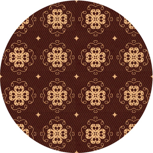 Ahgly Company Machine Washable Indoor Square Transitional Red Area Rugs, 3' Square