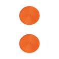 thumbnail image 2 of mmirethe Non-skid Table Mat Lightweight And Easy To Care Placemat Sturdy And Durable orange 2Set, 2 of 6