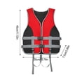 thumbnail image 2 of Jpxdew Buoyancy Swim Vest Adult,High Floatation Reflective,Adjustable Water Safety,Swimming Aid, 2 of 2