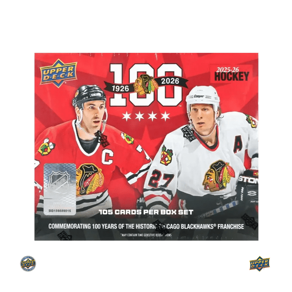 2025-26 Upper Deck Chicago Blackhawks Centennial Hockey Box Set