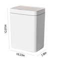 thumbnail image 3 of Bilqis Deals Touchless Sensor Trash Can 14 Liter/3.7 Gallon Small Capacity Trash Can With Lid Sensor Kitchen Bin Recycling For Kitchen/Living Room/Office, 3 of 7