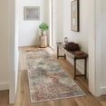 thumbnail image 4 of KUETH 2'x7' Area Rugs for Living Room, Non Slip Machine Washable Vintage Indoor Rug, Low Pile Print Rug for Bedroom Dining Room Home Office, 4 of 8