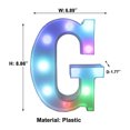 thumbnail image 3 of LiveSatisfy Clearance Colorful Light Up Letters, LED Letter Lights Marquee Letter Signs Battery Powered, Letter Lamp with Remote for Birthday Party Wedding Home Bar Christmas Decorations, 3 of 8
