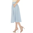 thumbnail image 2 of White Mark Jupe Midi Évasée Tasmin pour Femmes, 2 of 6