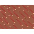 thumbnail image 1 of Ahgly Company Machine Washable Indoor Rectangle Transitional Orange Area Rugs, 2' x 4', 1 of 7