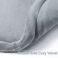 thumbnail image 3 of Weighted Heating Pad for Neck & Shoulders - Wearable Electric Neck Wrap - Fast Pain Relief, Deep Pressure Therapy, 4 Heat Levels, 2H Auto Shut Off - 22" x 19" - Color: Light Grey, Size: 22“*19”, 3 of 8