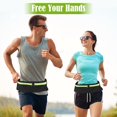 thumbnail image 2 of kurtrusly Lightweight Waist Bag For Jogging Easy And Convenient Adjustable Durable Running Belt Running Bag Green, 2 of 6