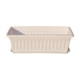 thumbnail image 1 of Almencla 17 Inches Flower Window Box with Tray for Balcony Indoor Outdoor Plants Yard white, 1 of 8