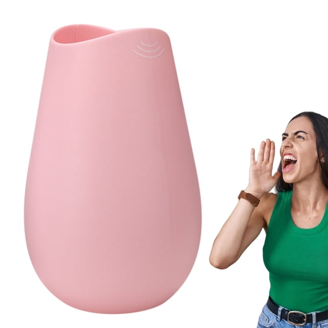 Dvkptbk Psychological Cathars Pot Shouting Pot Vocal Silencer Portable Vocal Dampener for Singing Practice Anger Management Shouting Vase Soundproof Jar Voice Silencer